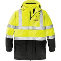 20-J799S, X-Small, Safety Yellow, Left Chest, Dart.
